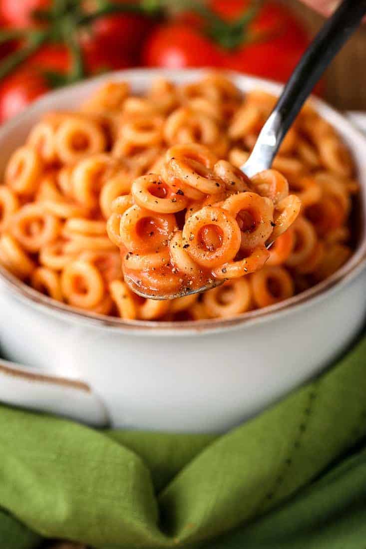 Homemade SpaghettiOs - Recipe