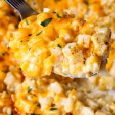 Cheesy Crock Pot Potatoes-image