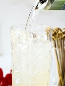 Gin is the base of a Tom Collins cocktail recipe