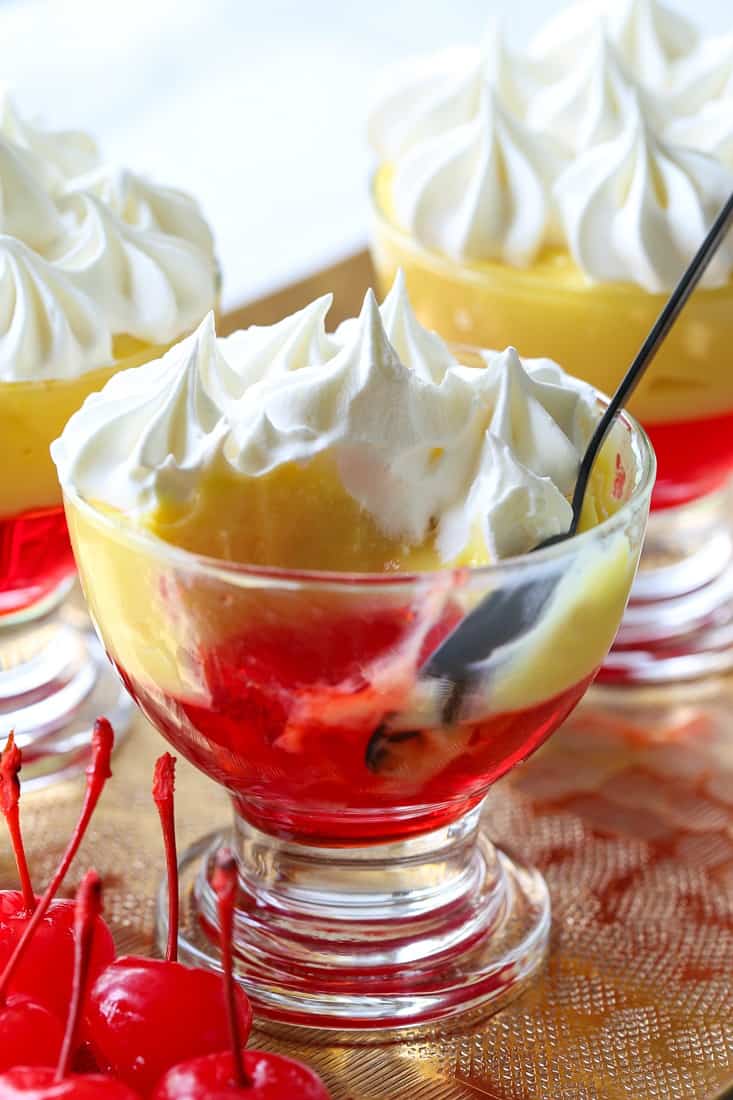 No bake Jello & Pudding Dessert recipe for parties