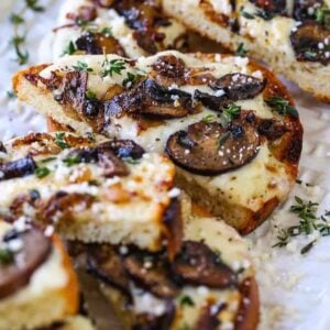 Mushroom Cheese Bread appetizer recipe