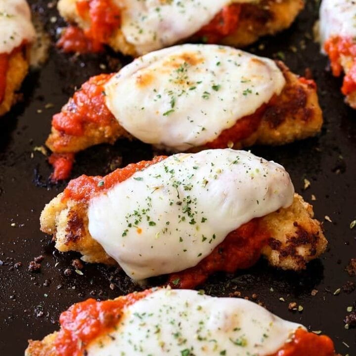 Easy Parmesan Chicken Tenderloins Oven Baked Chicken Mantitlement