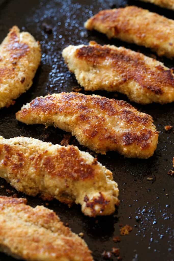 baked chicken tenderloins with breading