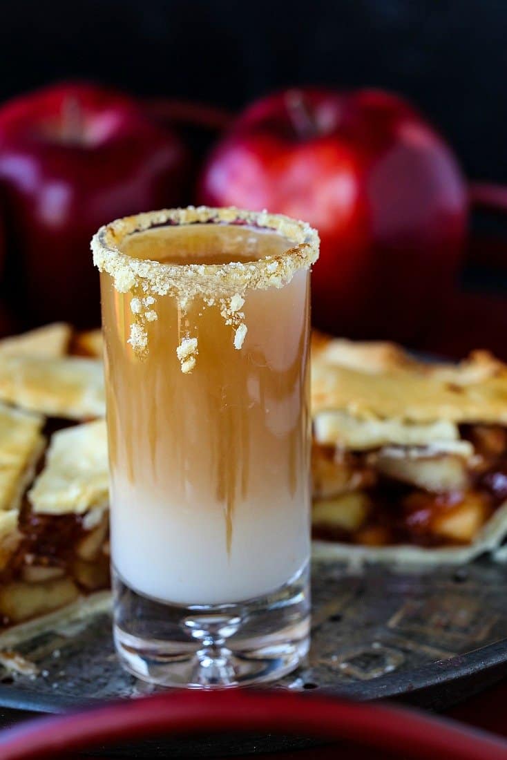 Apple Pie Shots for Thanksgiving and holidays