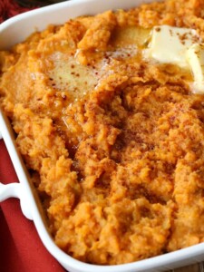 Apple Rum Sweet Potatoes recipe for a Thanksgiving side dish