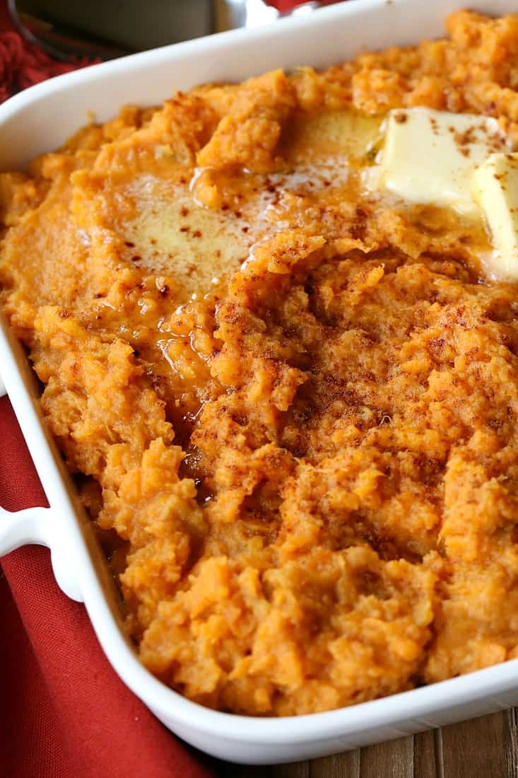 Apple Rum Sweet Potatoes recipe for a Thanksgiving side dish