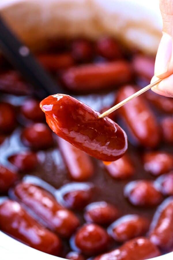 BEST Little Smokies Recipe Crock Pot Cocktail Wieners Mantitlement