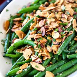 green beans almondine is a classic side dish recipe