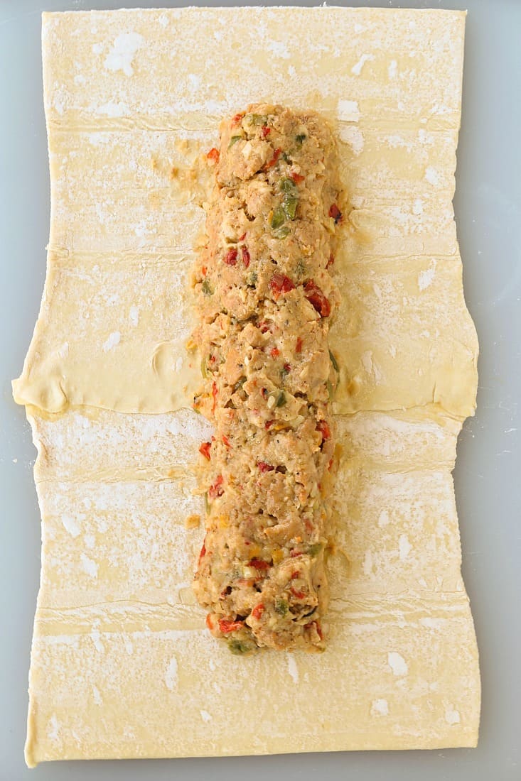 sausage and peppers filling for strudel recipe