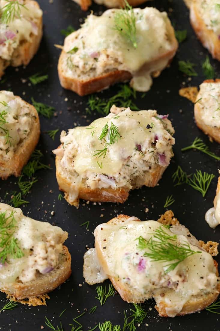 tuna melts in mini form for appetizers