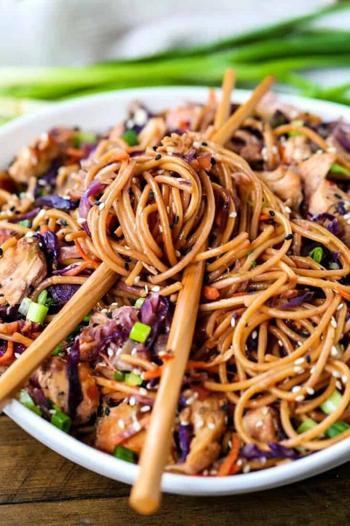 Chicken Teriyaki Noodles Quick, Healthy Dinner Idea Mantitlement