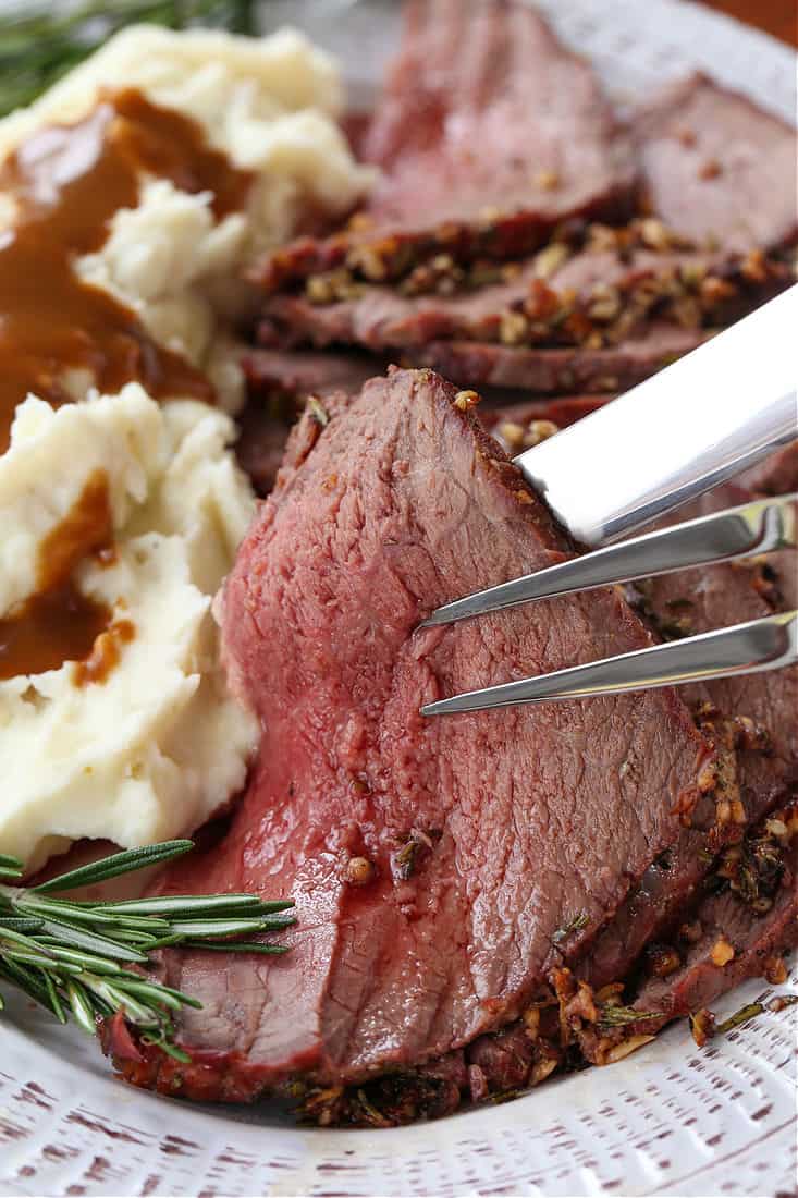 Garlic clearance roast beef