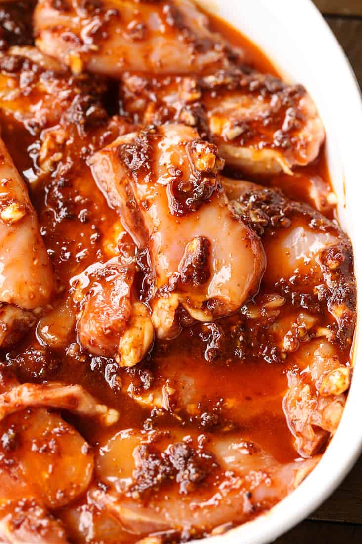 chicken in a honey chipotle marinade