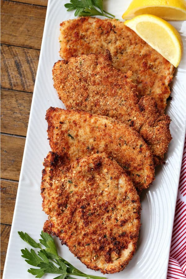 Turkey or Chicken Cutlets Oven Baked or Air Fried Mantitlement