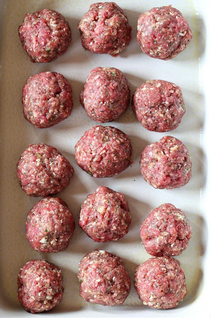 Slow Cooker Meatballs in a slow cooker