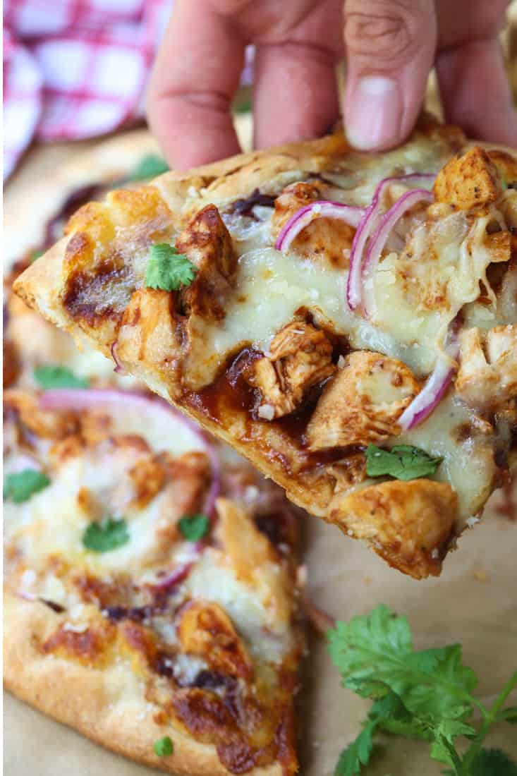 Slice of BBQ Chicken Pizza