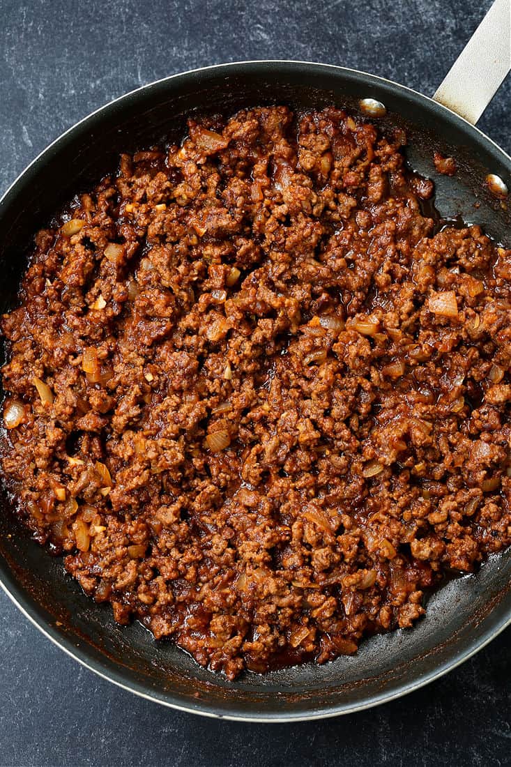 Ground beef filling for sloppy joe recipe