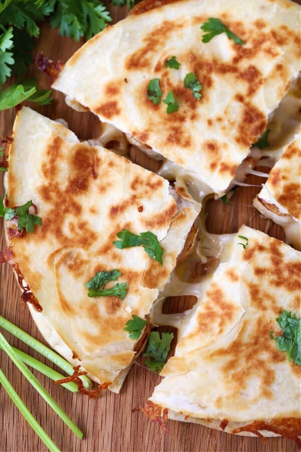 Tequila Shrimp Quesadillas Mantitlement