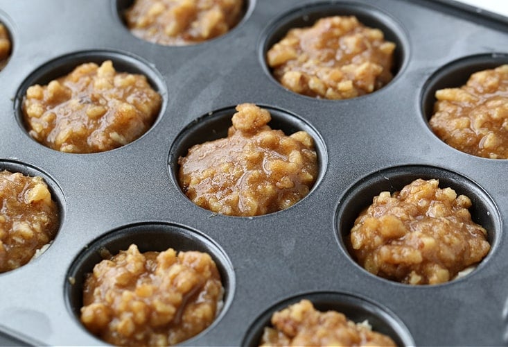 walnut and brown sugar filling for tassies