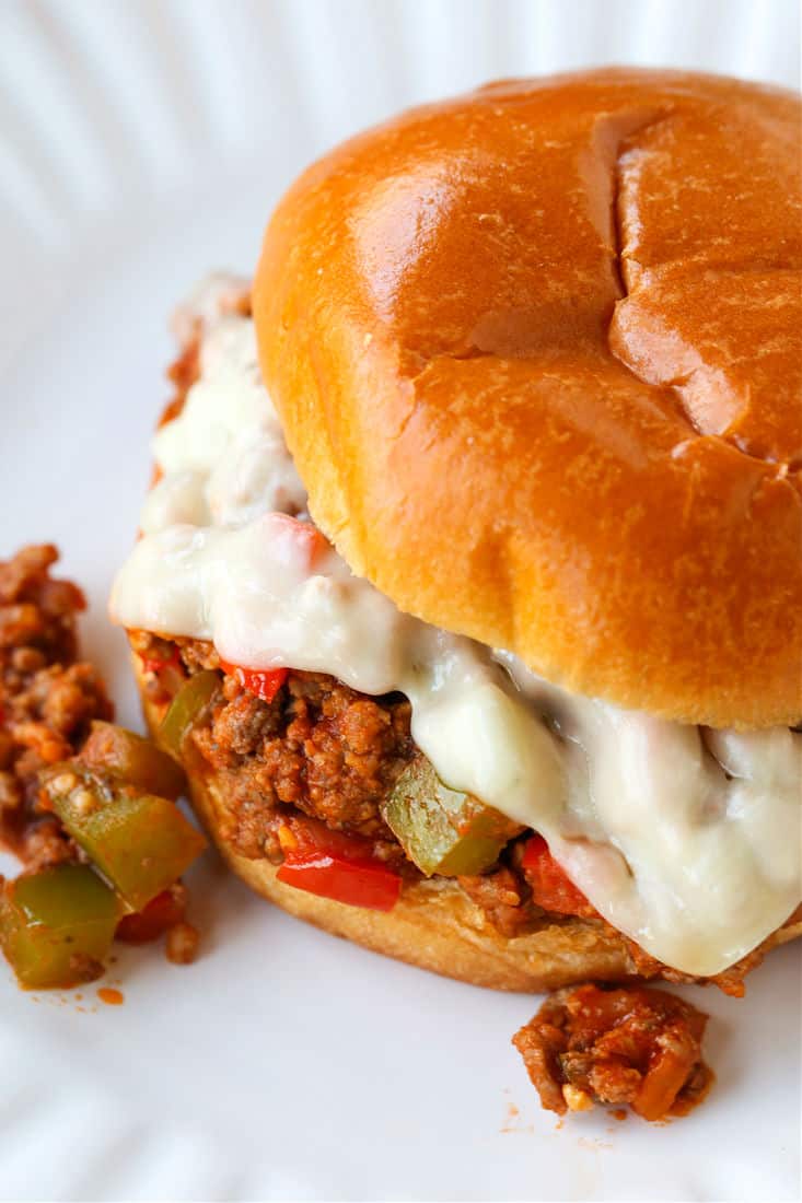 Sloppy Joe recipe with an Italian twist