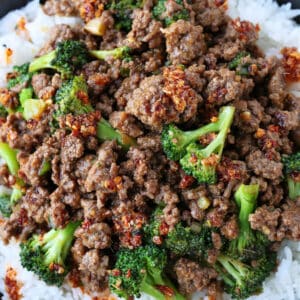 beef and broccoli recipe made with ground beef instead of steak