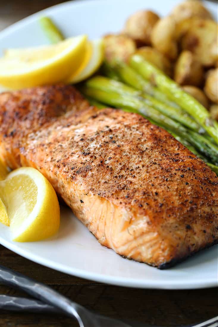 grilled salmon recipe with asparagus and potatoes