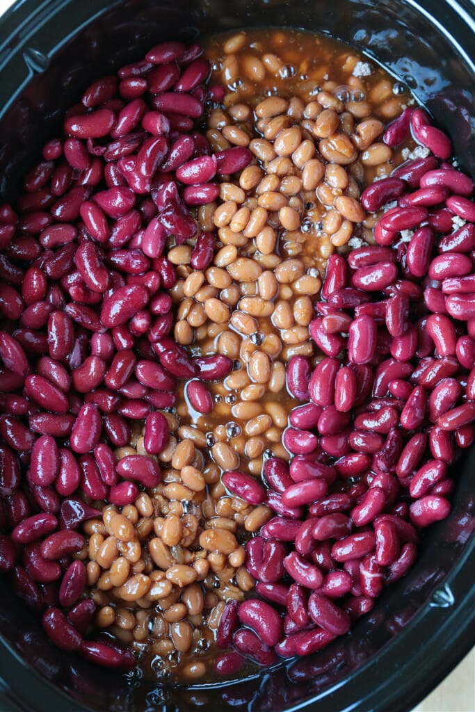 beans in a slow cooker