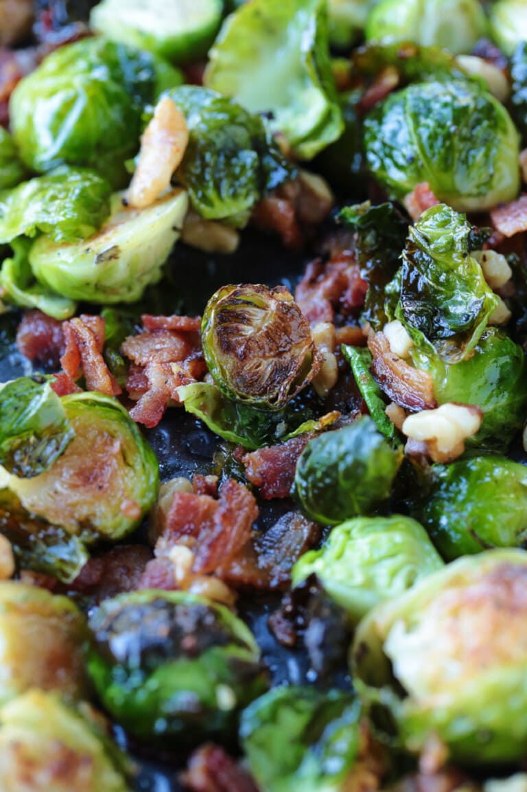 Maple Bacon Brussels Sprouts Mantitlement