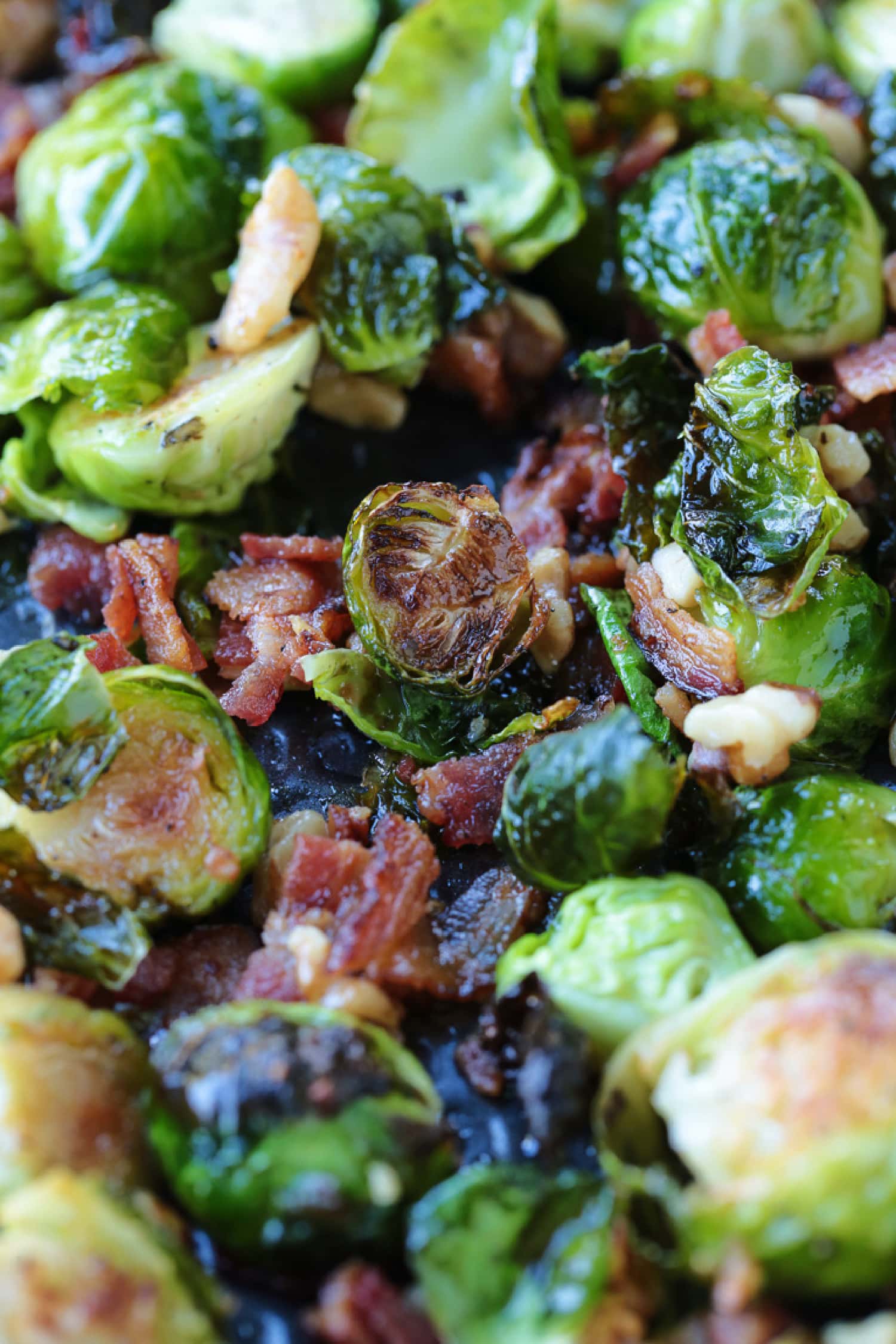 roasted brussels sprouts with bacon