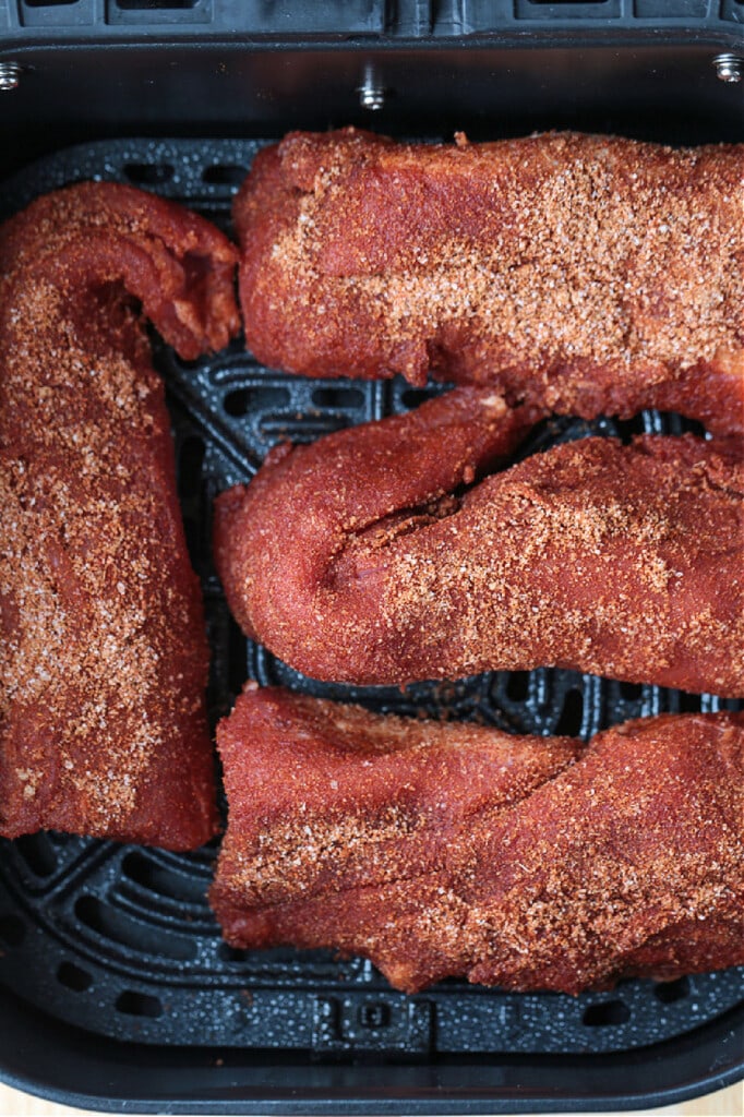 Pork tenderloin in an air fryer