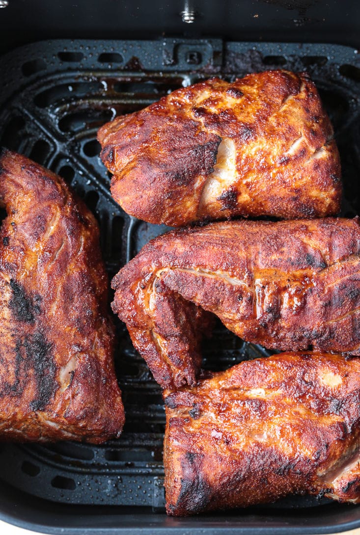 air fryer pork after cooking