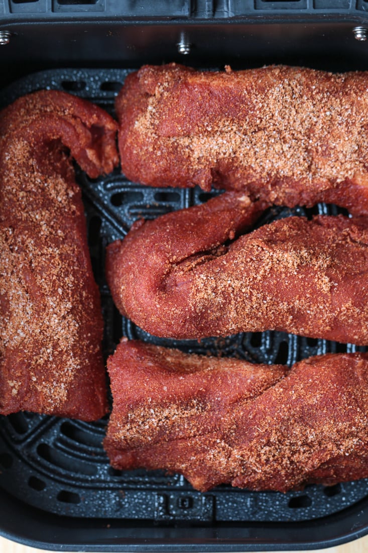 Pork tenderloin in an air fryer