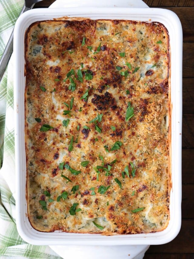 Stuffed Artichoke Casserole Mantitlement