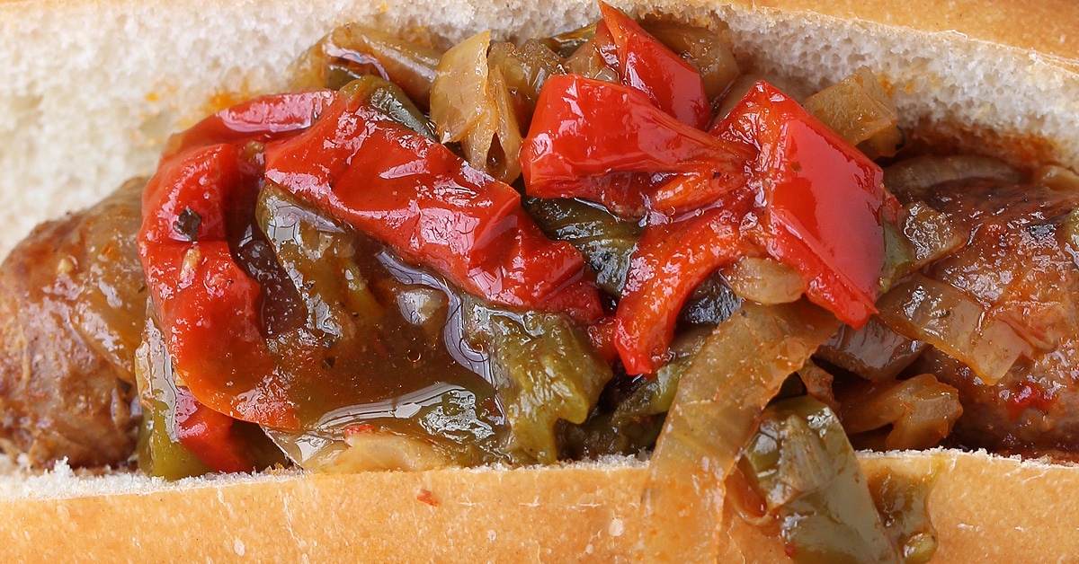 Crock Pot Sausage and Peppers Mantitlement