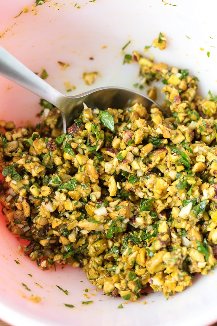 topping for salmon recipe