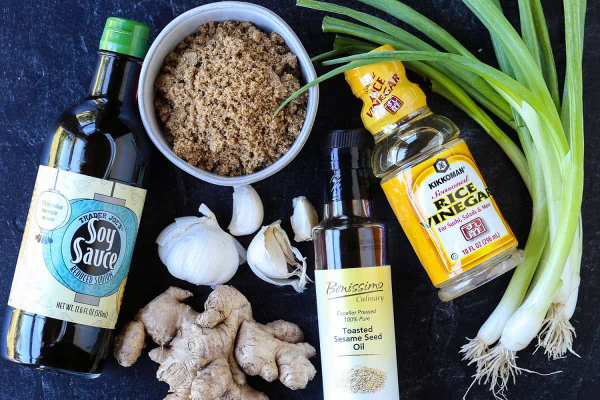This addicting Teriyaki Steak recipe is super easy to make! A tasty, powerhouse marinade that adds flavor in just a short amount of time. ingredients for making teriyaki marinade