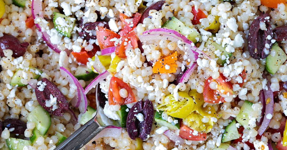 Greek Couscous Salad Mantitlement