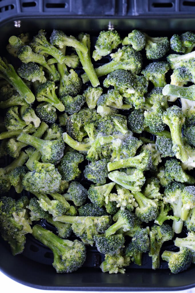frozen broccoli florets in air fryer