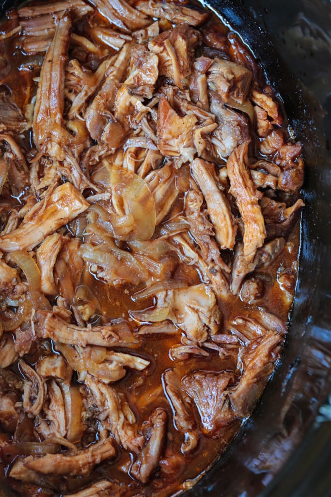 pulled pork in dr. pepper bbq sauce