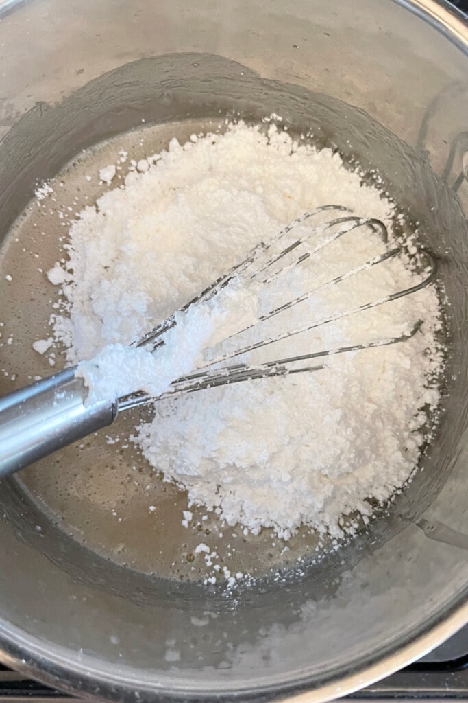 powdered sugar in corn syrup for popcorn balls