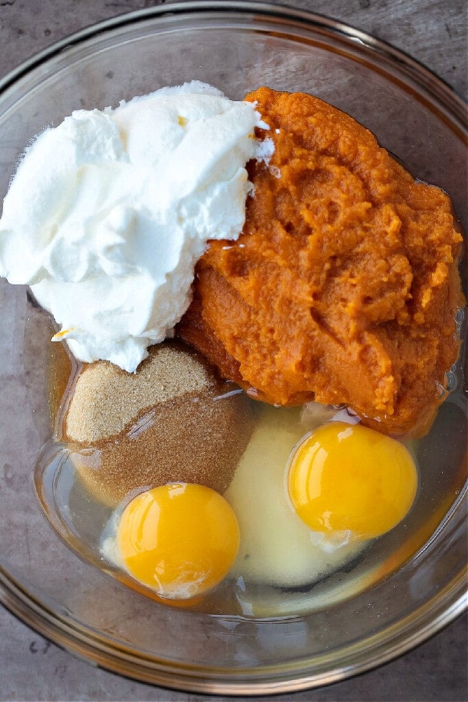 ingredients for making pumpkin cornbread