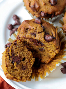 Pumpkin muffin recipe with chocolate chips