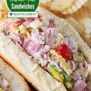 pinterest image for chopped italian subs