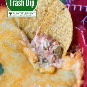 pinterest image for texas trash dip