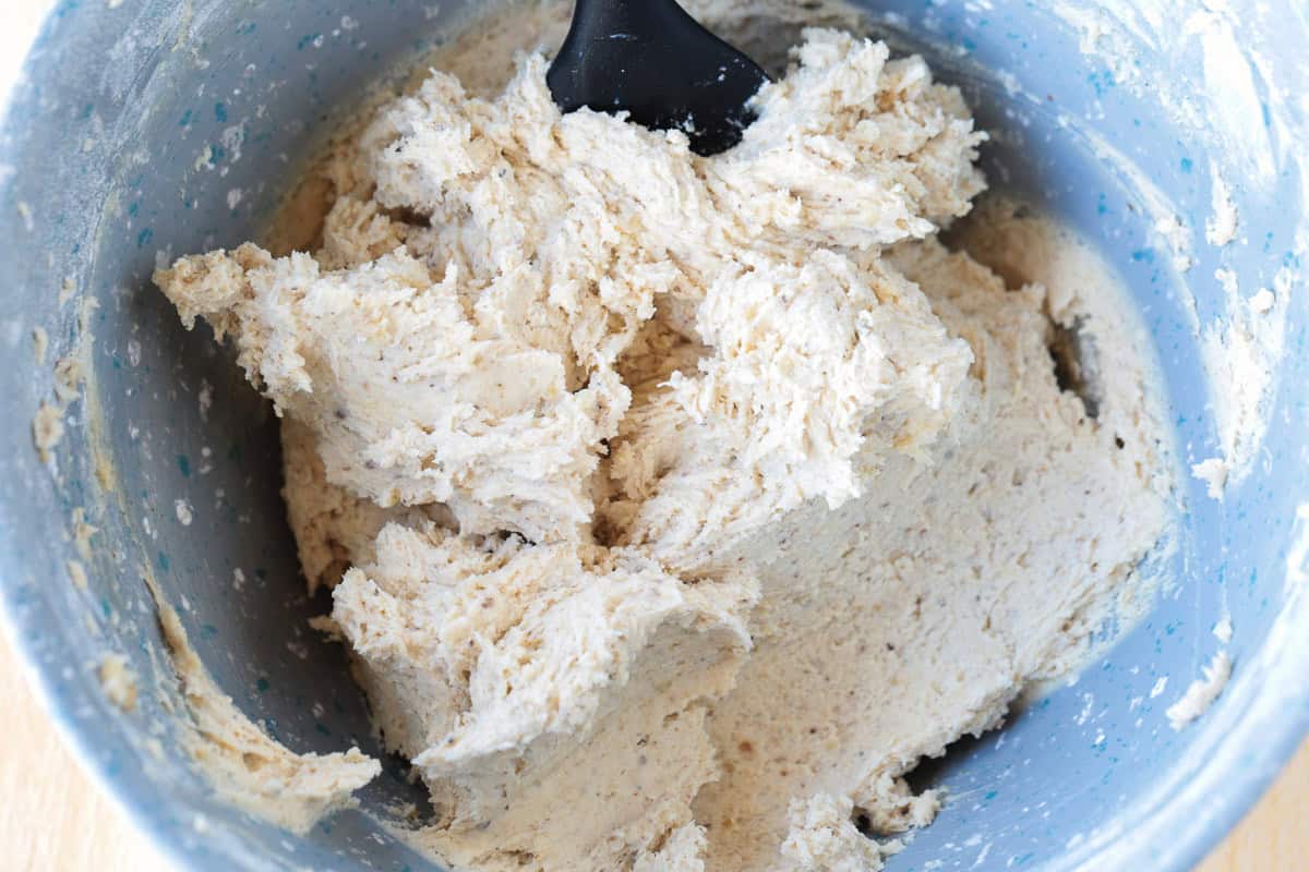 dough for making italian wedding cookies